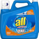 All Liquid Laundry Detergent with OXI Stain Removers and Whiteners, 141 Fluid Ounces, 79 Loads