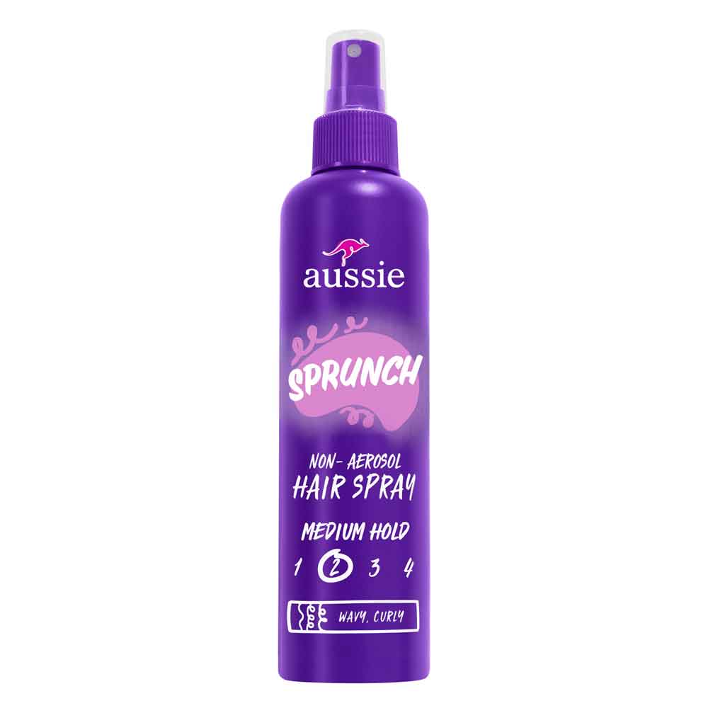 Aussie-1.jpg Aussie Sprunch Non-Aerosol Hair Spray for Curly Hair and Wavy Hair, 8.5 fl oz - Image 1