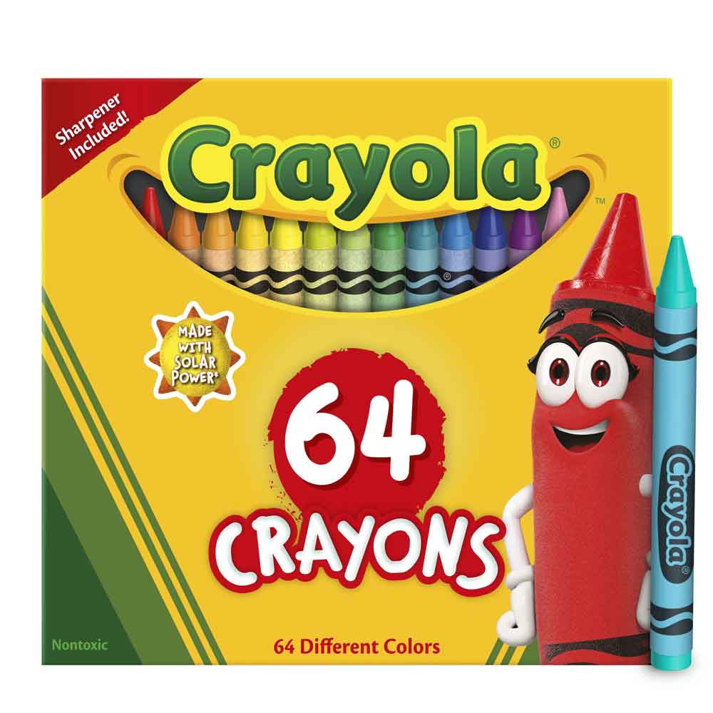 Crayola-Crayons-1.jpg Crayola Crayons, 64 Ct, School Supplies for Kids, Easter Basket Stuffers - Image 1
