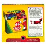Crayola Crayons, 64 Ct, School Supplies for Kids, Easter Basket Stuffers - Image 2