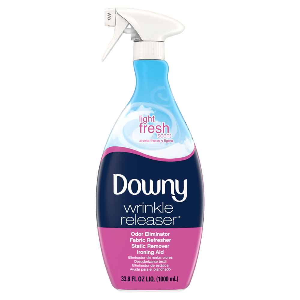 Downy-Wrinkle-Releaser-1.jpg Downy Wrinkle Releaser Fabric Refresher, Light Fresh Scent, 33.8 fl oz - Image 1