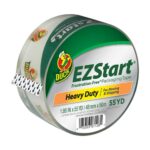 Duck EZ Start Clear Packing Tape, 1.88 in x 55 yd, 8 Pack - Image 7