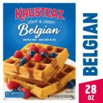 Krusteaz Light & Crispy Belgian Waffle Mix, 28 oz Box - Image 3