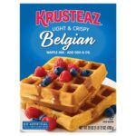 Krusteaz Light & Crispy Belgian Waffle Mix, 28 oz Box