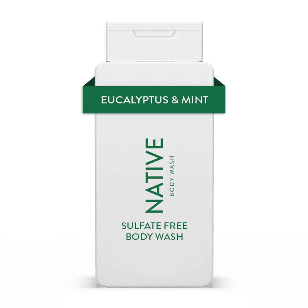 Native-Natural-Body-Wash-1.jpg Native Natural Body Wash, Eucalyptus & Mint, Sulfate Free, Paraben Free, 18 oz - Image 1