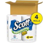 Scott Rapid-Dissolving Toilet Paper, 4 Double Rolls - Image 2
