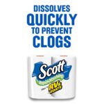 Scott Rapid-Dissolving Toilet Paper, 4 Double Rolls - Image 3