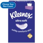 Kleenex Ultra Soft Facial Tissues, 4 Flat Boxes (480 Total Tissues) - Image 2
